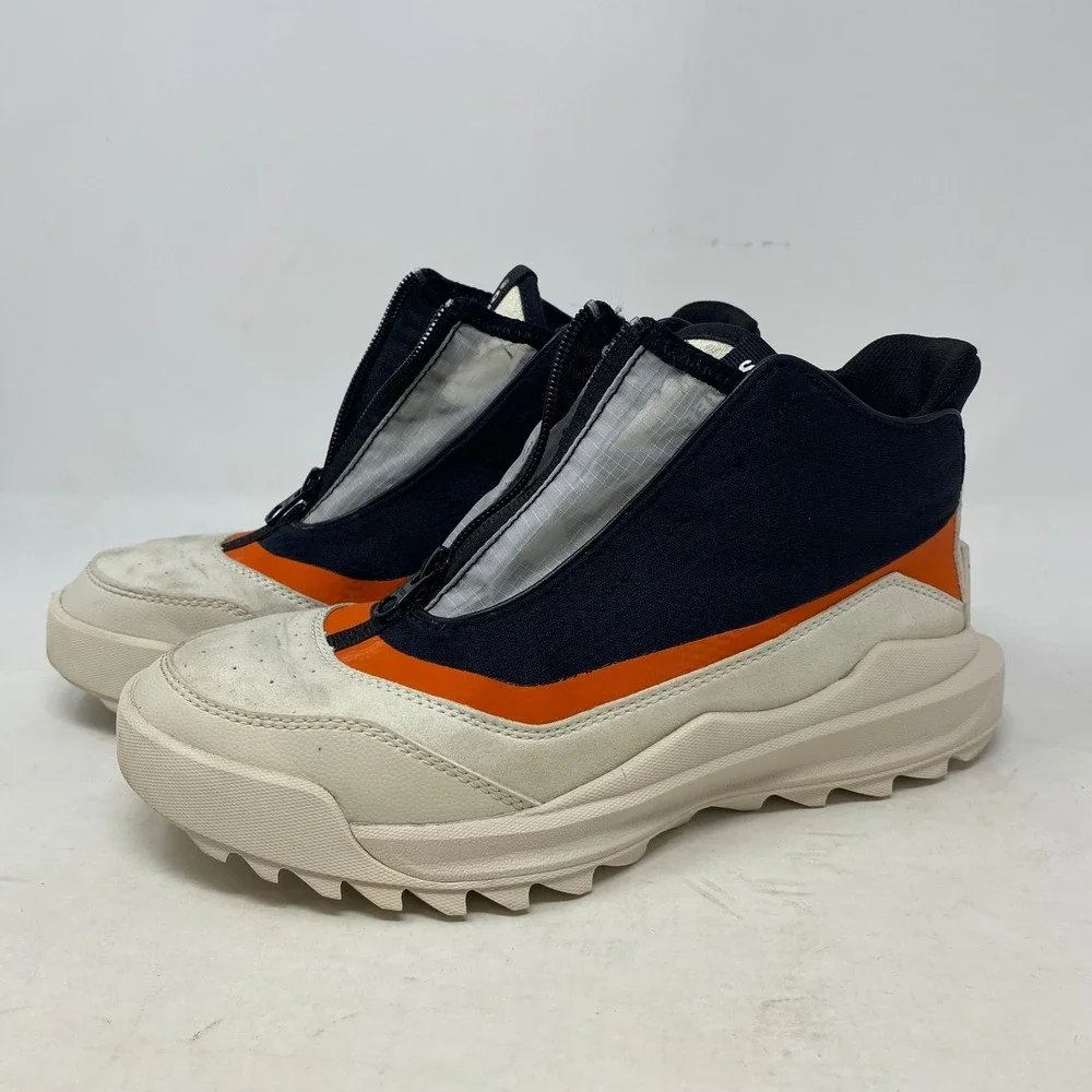 Sorel Kinetic Breakthru Tech Lace Sneakers Chalk Orange NL4859-010 Womens 8